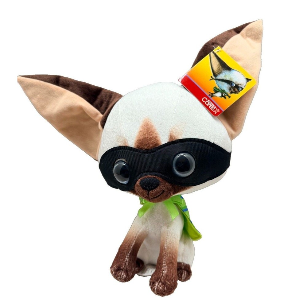 Kohl’s Cares Skippyjon Jones 10” Siamese Cat Plush Chihuahua Dog Mask Cape Toy